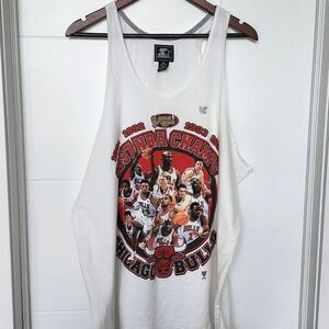 Chicago Bulls 1997 Starter NBA Championship Tank Top Nwot OG Bulls Men XLarge XL